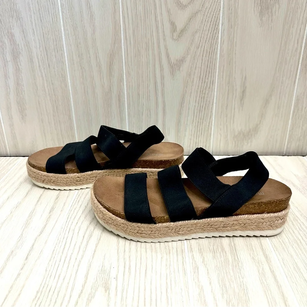 Madden Girl Women’s Espadrille Wedges Cork Summer Strappy Sandals Size 7.5